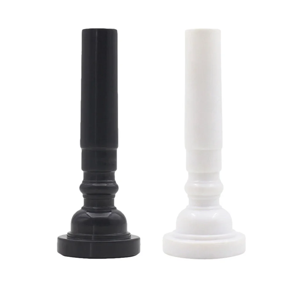 

2 Pcs Youth Mouthpiece Horn Replacement Trumpet Part Plastic Fitting Accessory Food Grade Abs Portable Instrument