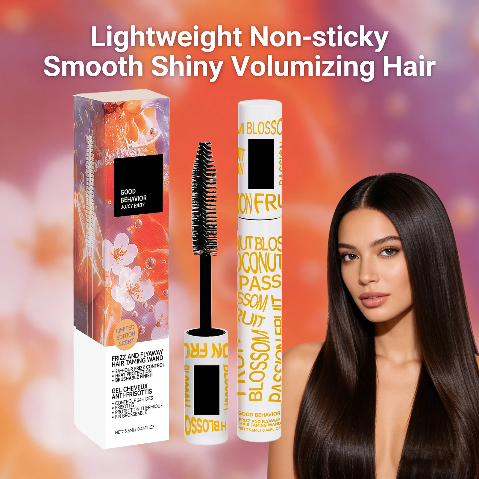 

Hair Care Styling Stick Natural Fluffy Hairstyle Non-greasy Nourishing Hair Improve Hair Condition Split Ends Hair Taming Wand