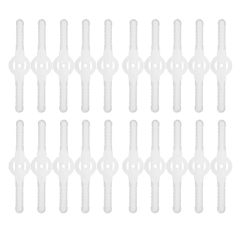 

AT63-60 шт. пластиковые лезвия триммера для травы, аксессуары для газонокосилки, триммер, лезвие газонокосилки, беспроводной триммер, садовый инструмент