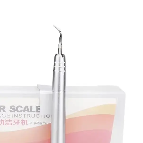 

Dental Ultrasonic Air Scaler Pneumatic Scaler Handpiece Tooth Cleaning Whitening Calculus Removal Dentistry Cleaner 2/4 Hole