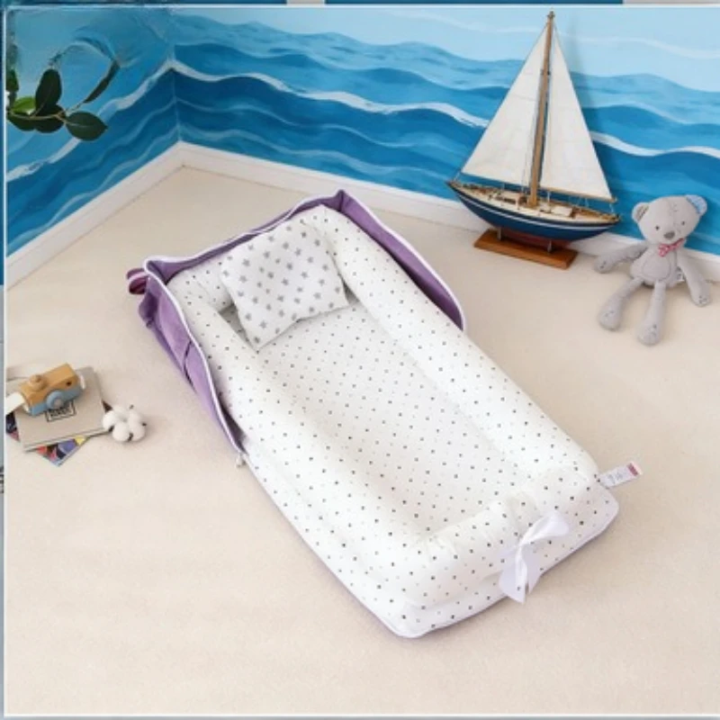 

Новая компактная складная дорожная кроватка-люлька 2026 года, портативная переноска-кокон для новорожденных, легкая