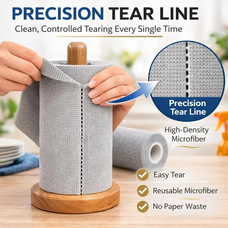 Dcy. Thickened Disposable Tearable Kitchen Cleaning Cloth Oil-proof Dish Towel Absorbent Wet And Dry Dual-use Wipes Dishwashing