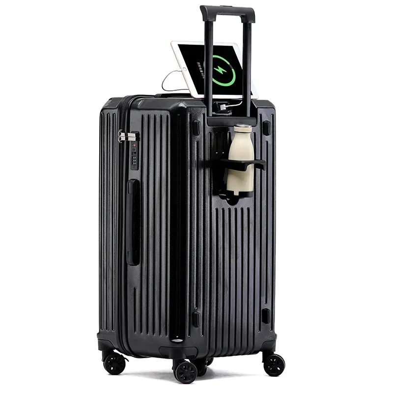 Bagaglio universale valigia Trolley Super leggera e di grande capacità 26 valigia da viaggio con Password freno resistente e durevole da 28 pollici