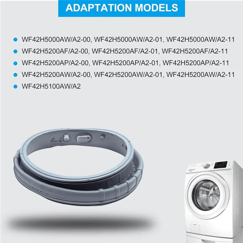 【Popular】DC97-18094B Washer Door Boot Seal Gasket Diaphragm For Samsung Washing Machine WF42H5000AW/A2 Replace AP5917067
