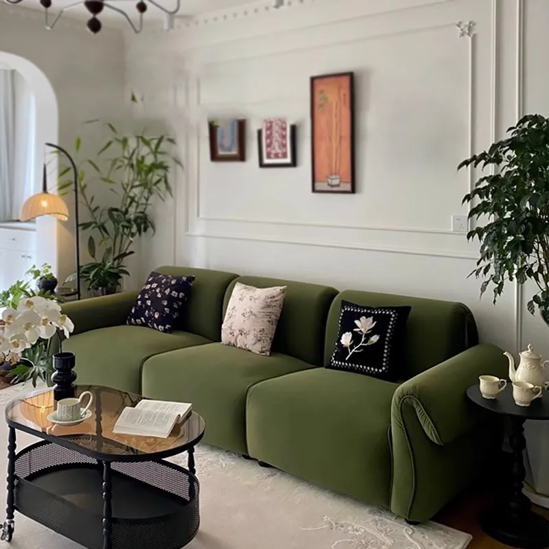 Sofá retrô francês sala de estar