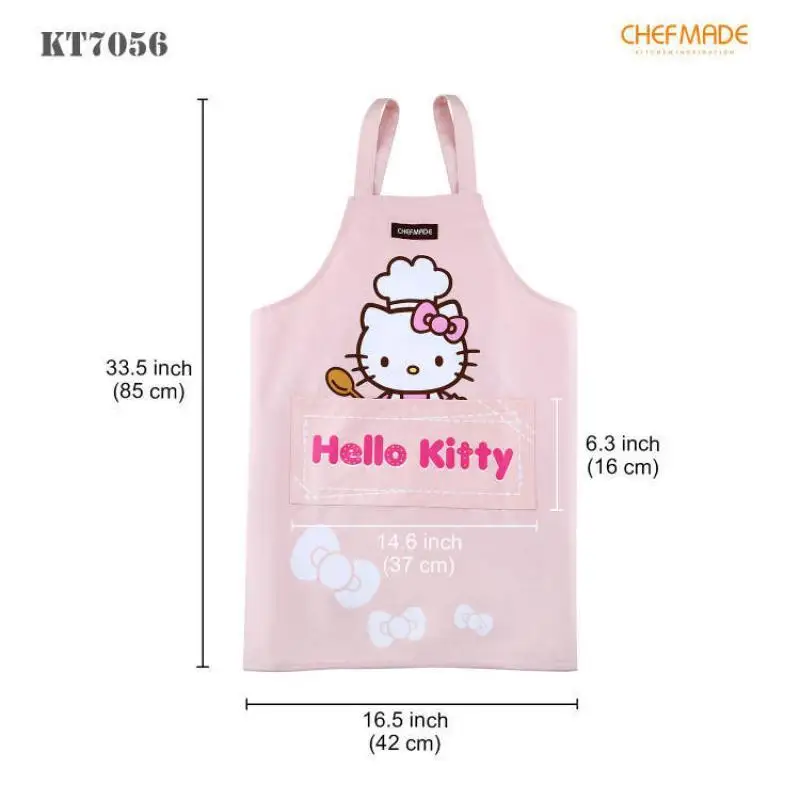 Hello Kitty Kitchen Baking Cotton Apron Household Kitchen Cooking Tools Game Tools Women Accessories Festival Party Decoration