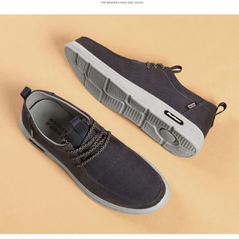 

High Quality Men's Vulcanize Shoes Fashion Breathable Men Flats Casual Shoes Lightweight Male Canvas Sneakers Zapatos Hombre