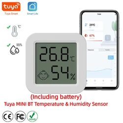 Tuya Temperature Humidity Sensor Mini LCD Display Compatible with BT APP Remote Control Thermometer Hygrometer