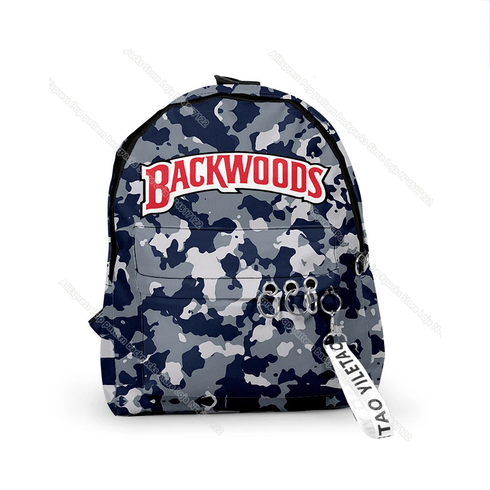 Backwoods Cigar Backpack Teens Boys Girls 3D Rucksack Women/Men School Travel Backpack Backwood Shoulders Bag