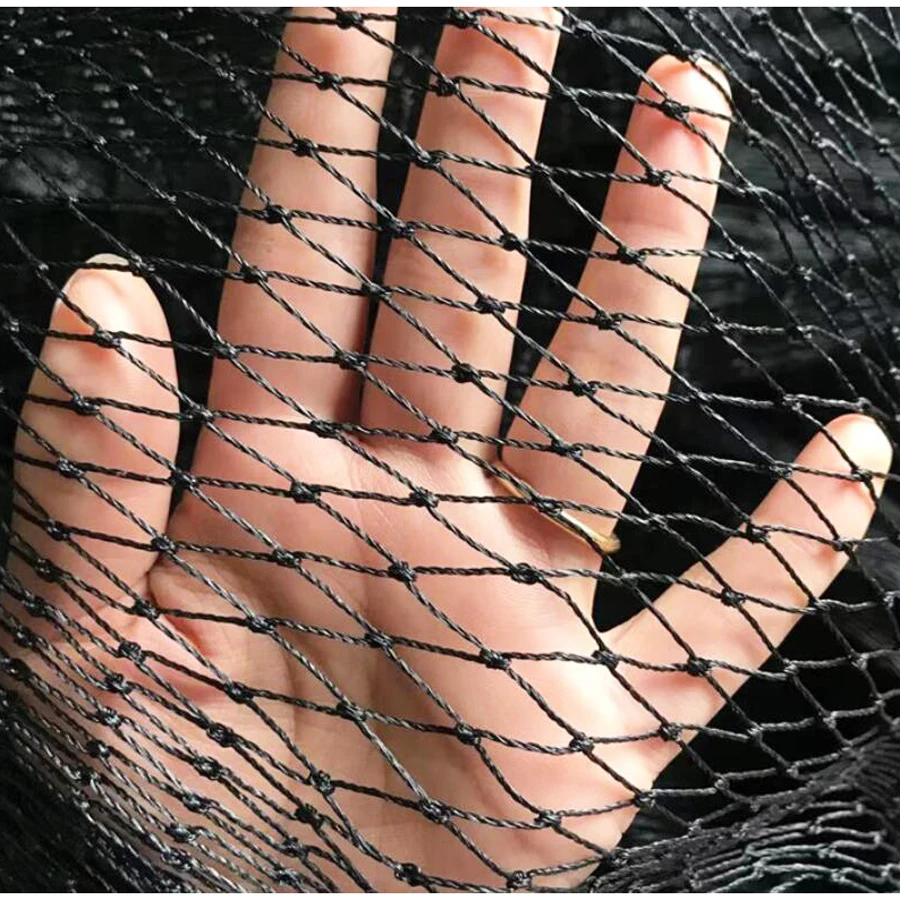 

Black Solid Anti Bird Netting Net Garden Net Crops Protective Fencing Mesh Anti Bird Deer Cat Dog Chicken Coop Net Fishing Net