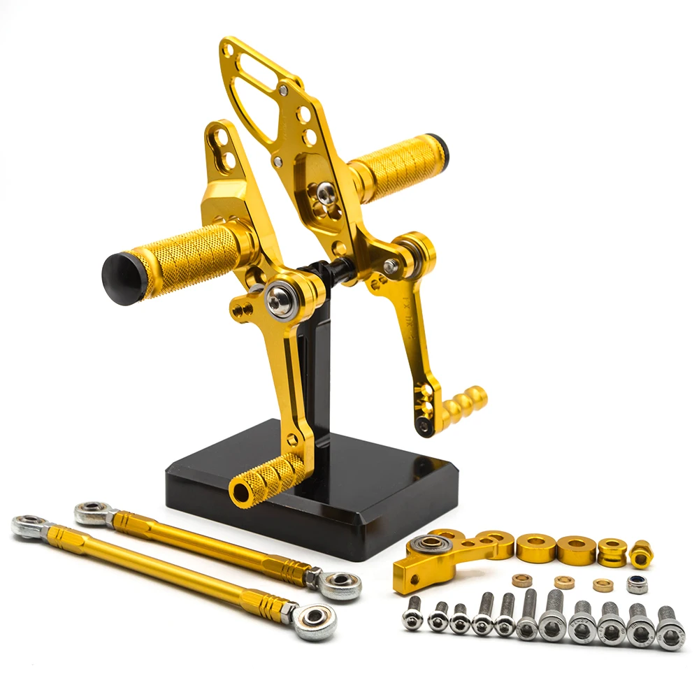 Cnc Motorcycle Rearset Footrest For Ducati Streetfighter 848 1100 Footpeg Cnc Aluminum Alloy Pedal Foot Peg Rearset Rear Set