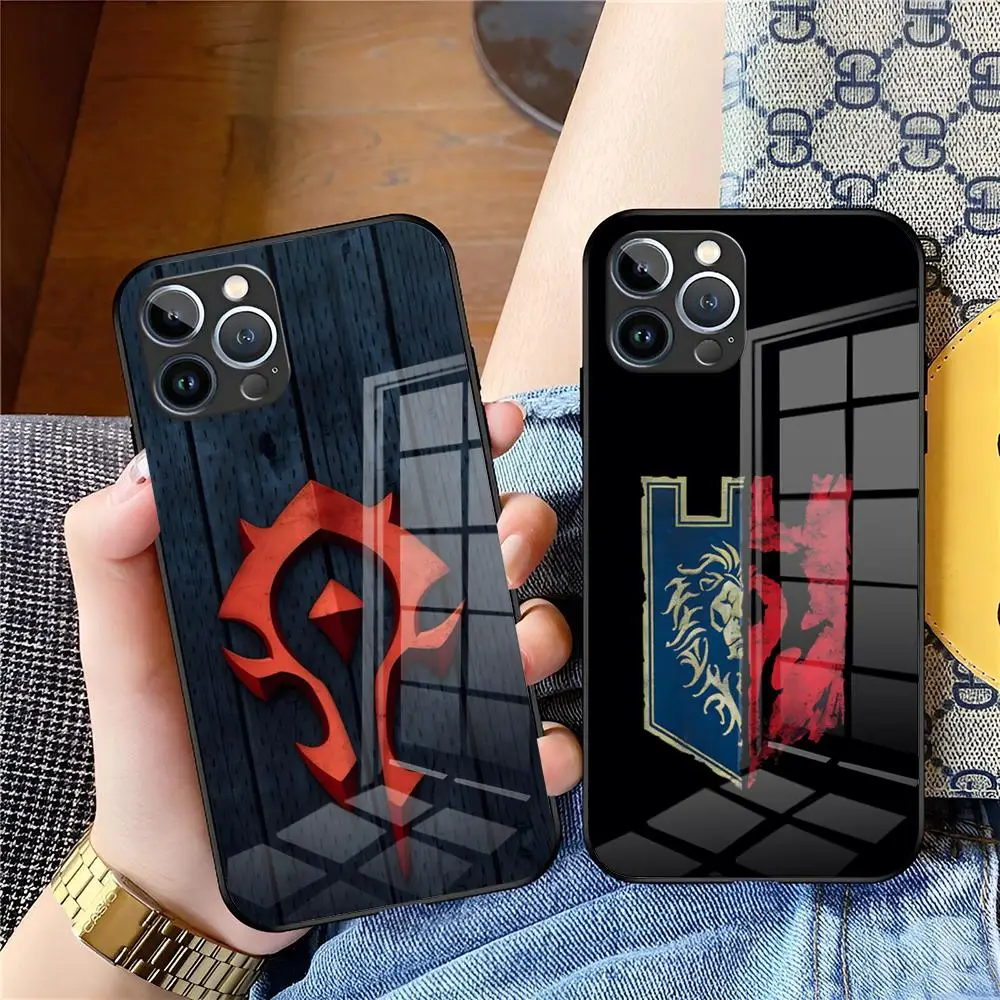 Schnee-Wow-Logo-Handyhülle für iPhone 16 15 13 12 14 11 Pro Max Mini Puls Smartphone-Glasabdeckung