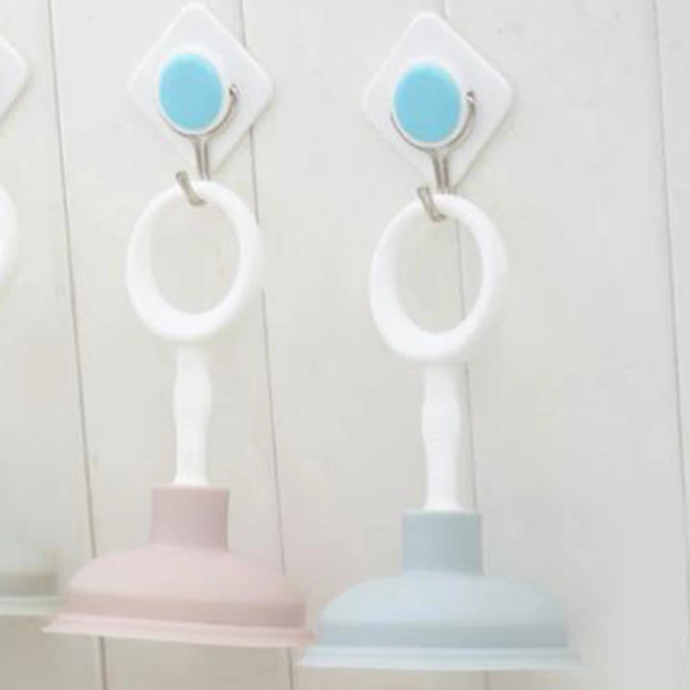 

2pcs Toilet Light Pink Heavy Duty Clog Remover For Home Cleaning Suction Office Hotel Sewer Cleaning Tool Accessories