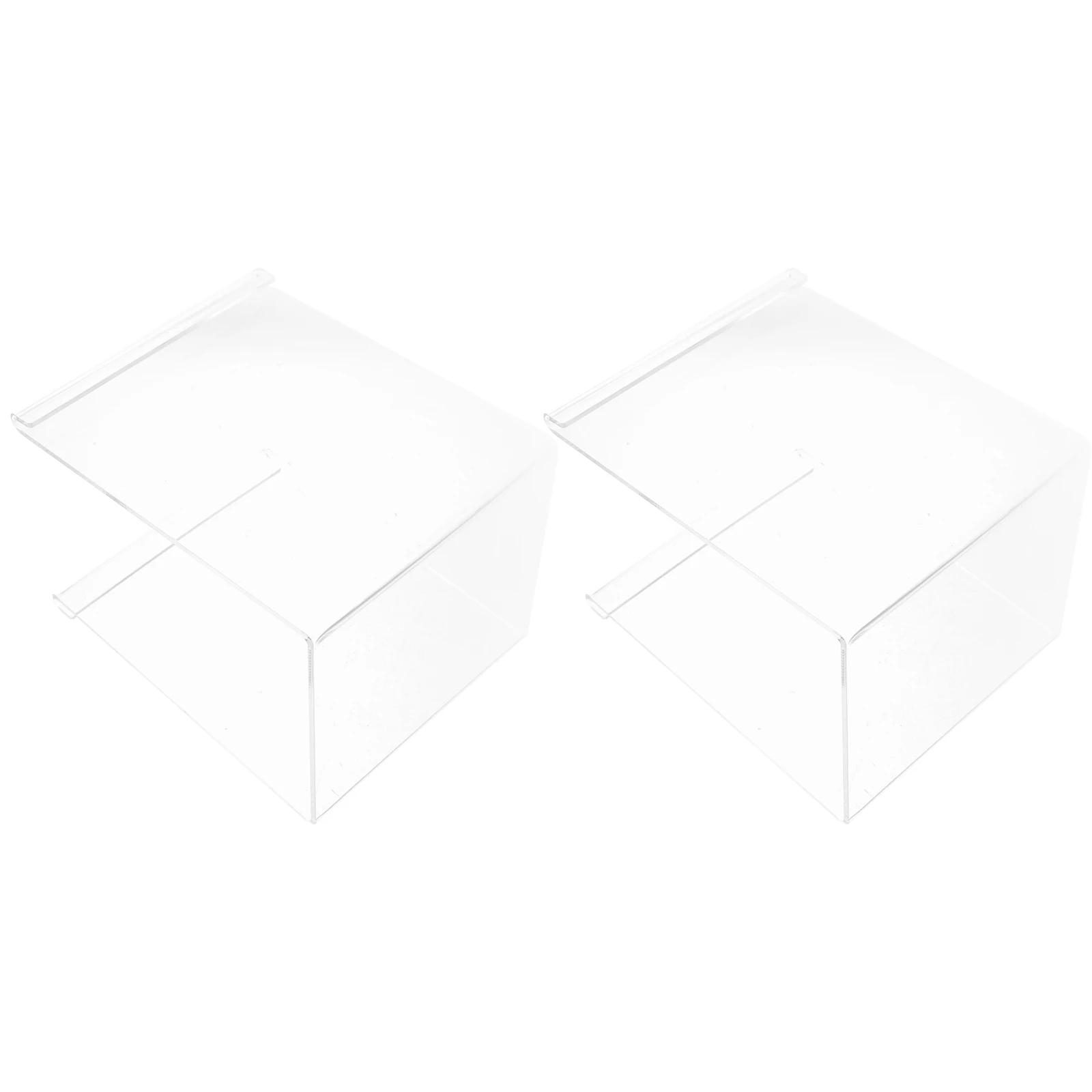 

2pcs Food Storage Bag Holder Prep St Transparent Acrylic H Material Space saving Kitchen Camping Picnic Zipper