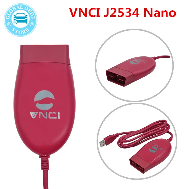 Newest VNCI J2534 Nano Compatible with J2534 Passthru IDS HDS TIS Forscan SDD & ELM327 Diagnose J1979 Vehicles