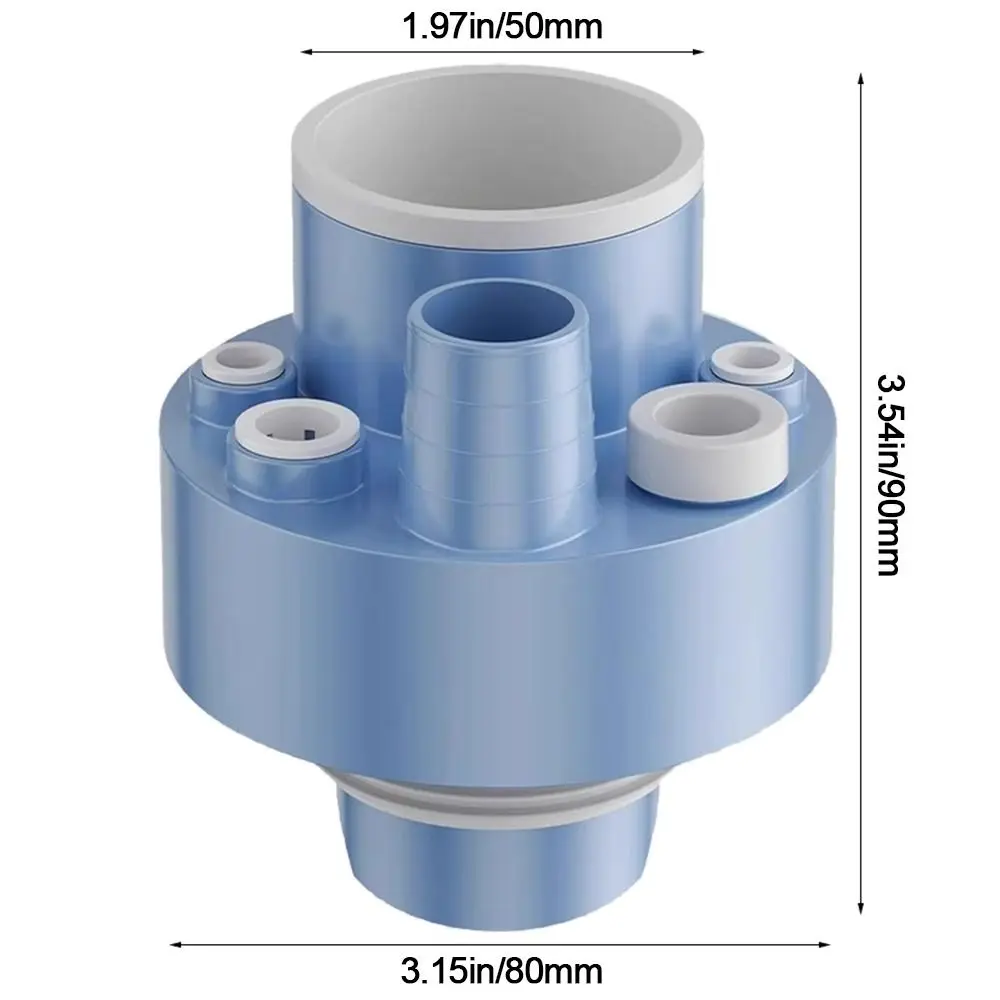 مكافحة رائحة بالوعة استنزاف الأنابيب محول 6 في 1 متعددة الوظائف غسالة صحون انبوب ماء موصل حلقة لإحكام الإغلاق الصرف انبوب ماء مشترك