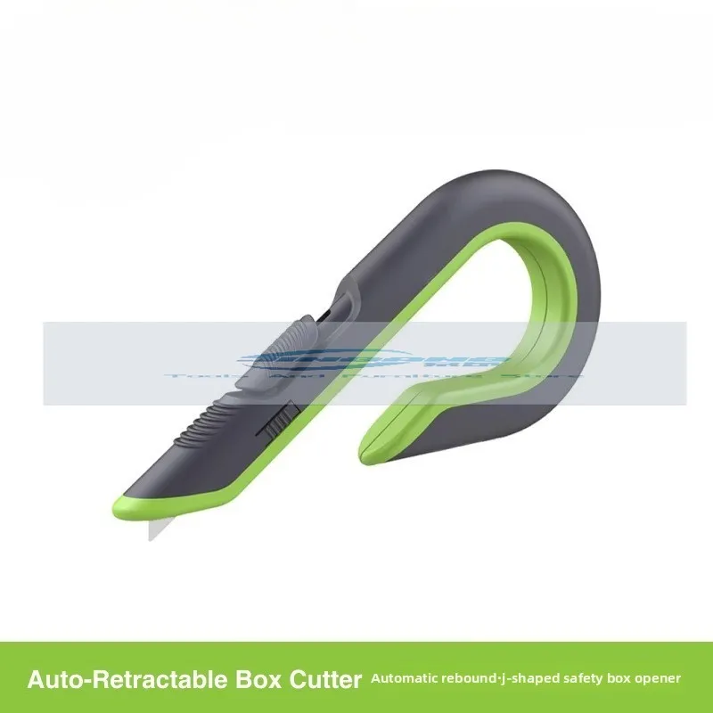 

Unpacking knife #10503J-shaped protective, non-rusting, multi-functional courier knife