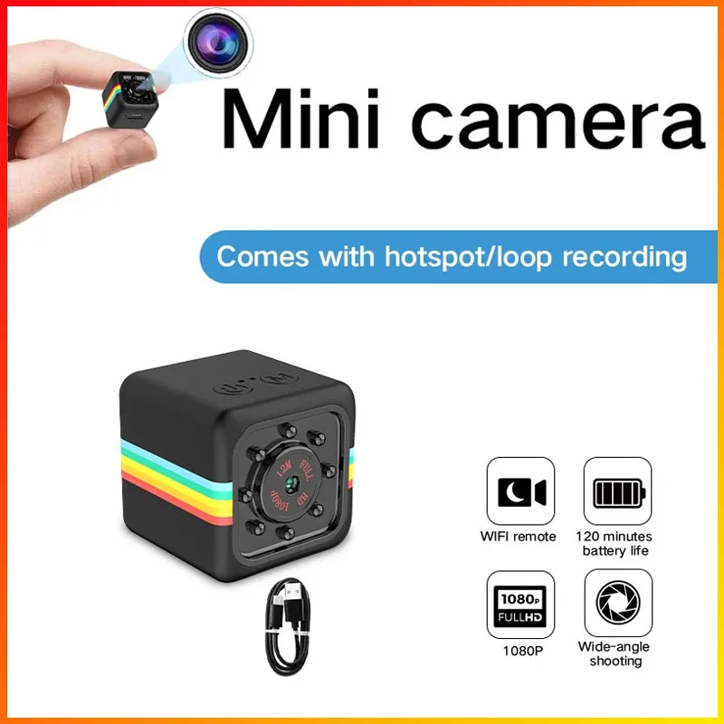 1080P HD Action Video Camera SQ11 Tinny Camera Sport DV Home Night Vision Small Camcorder Outdoor Mini Motion DVR wifi Mini Cam