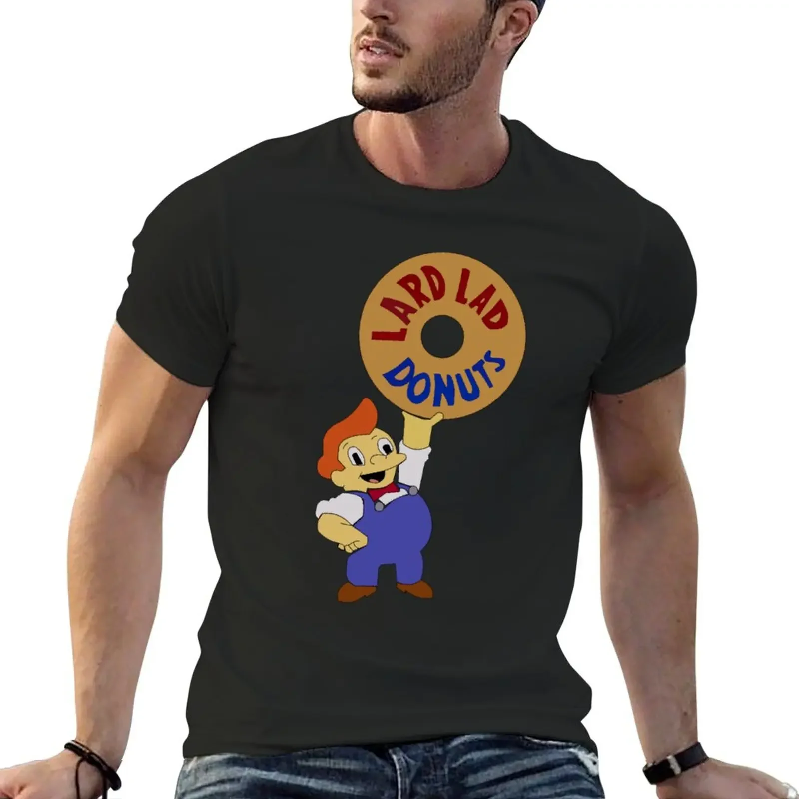 Lard Lad Donuts T-Shirt graphic shirts anime stuff t shirts for men pack