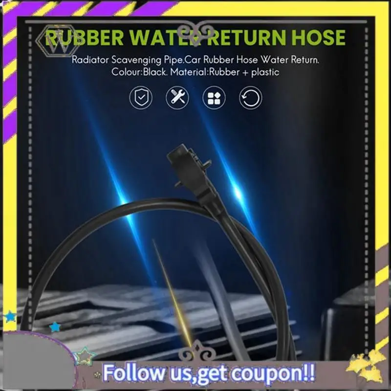 

ABXV-3Pcs Car Rubber Hose Water Return Radiator Scavenging Pipe For /Citroen 1323Y2