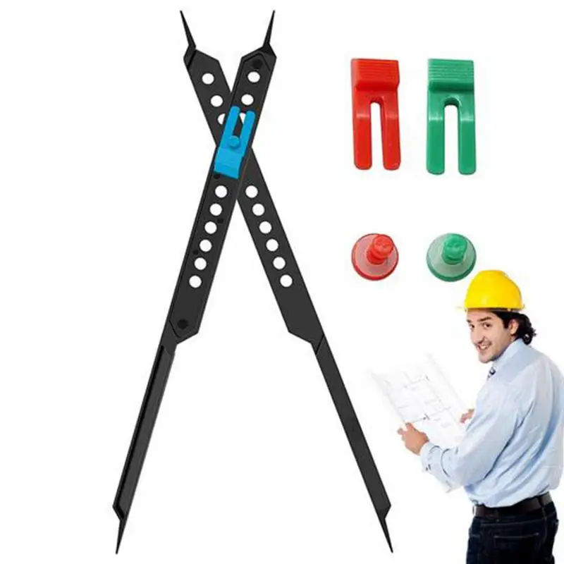 10 Inch Artist Proportional Scale Ruler Architect Divider Drawing Tool for Scale Value Finder, Color Wheel & Artist View Catcher