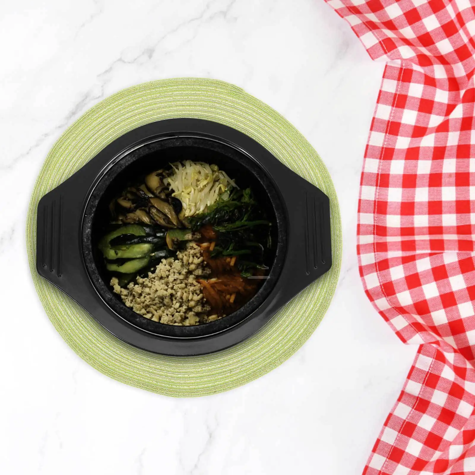 

Подставки для столовых приборов, теплоизоляционный коврик для столовой, кухни, нескользящие круглые осенние салфетки, моющиеся подставки, зеленые