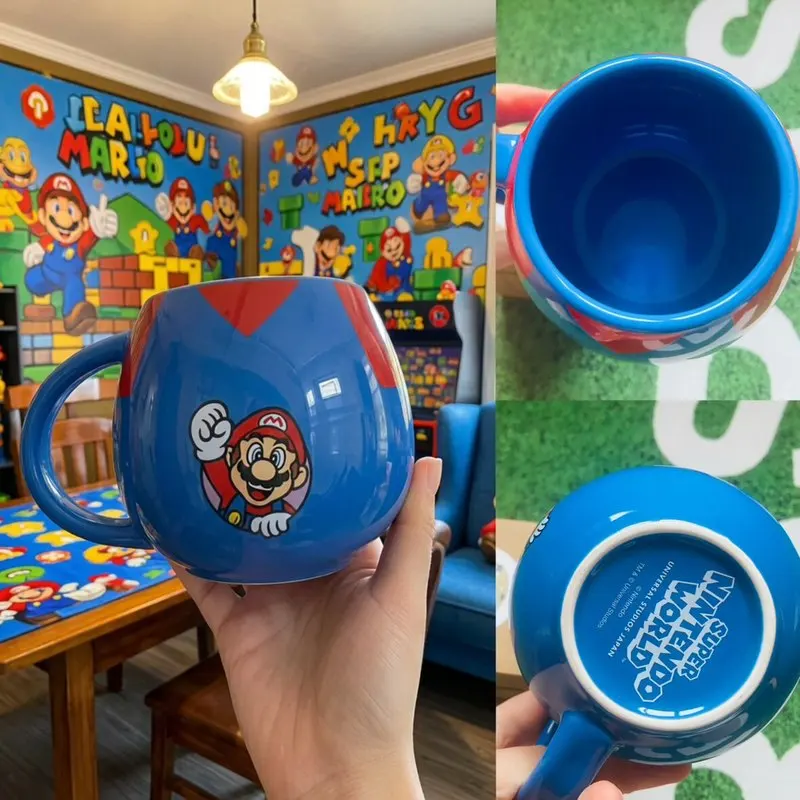 

In Stock Universal Usj Mariothemed Coffee Mug Osaka Exclusive Cartoon 304 Stainless Steel Insulated Travel Mug 350ml Collectible
