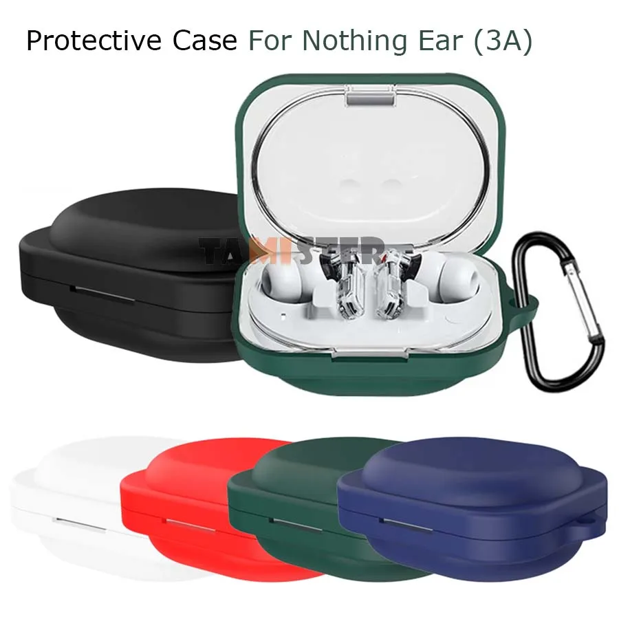 For Nothing Ear (3A) Case Cover Silicone Protective Sleeve For Nothing Ear (3A) Wireless Earphones Protector Shell Accessories