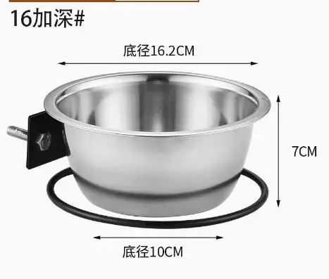 

Elevated Dog Bowls Wall Mounted Space-Saving Stainless Steel Raised Dog Food Water Bowl Puppy Cat Feeding Station