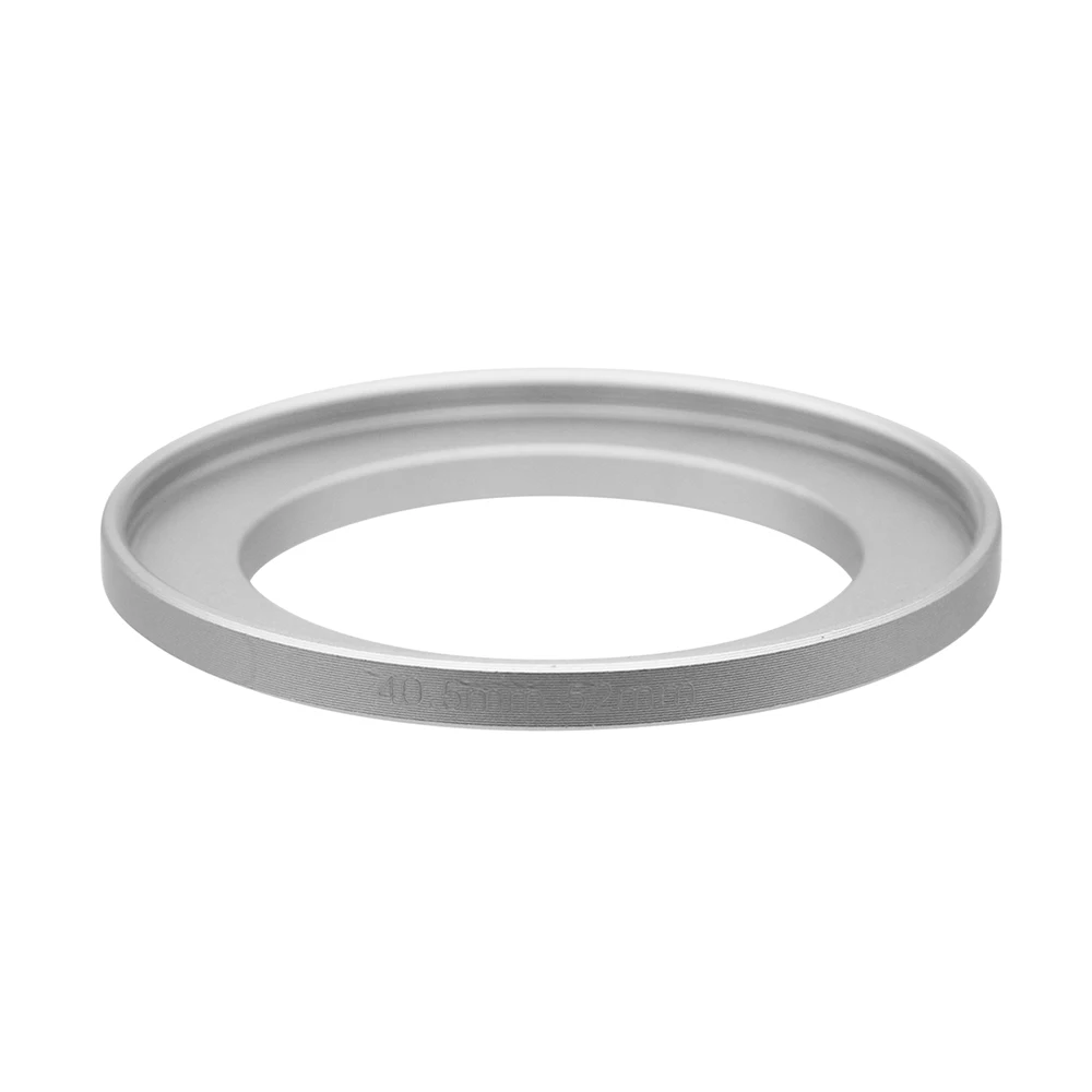 40.5mm - 52mm Silver Step Up Ring 52mm Filter Adapter Ring For Nikon For Canon For Sony Camera Accessories