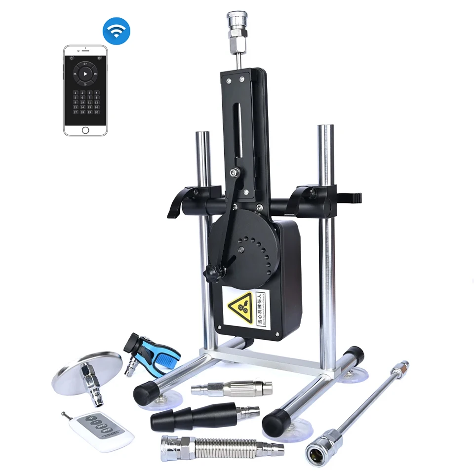 ROUGH BEAST 70W Power Wireless/APP Sex Machine for Women and Men, Quiet Masturbation Machine with Dildo Accessories, Sex Toys