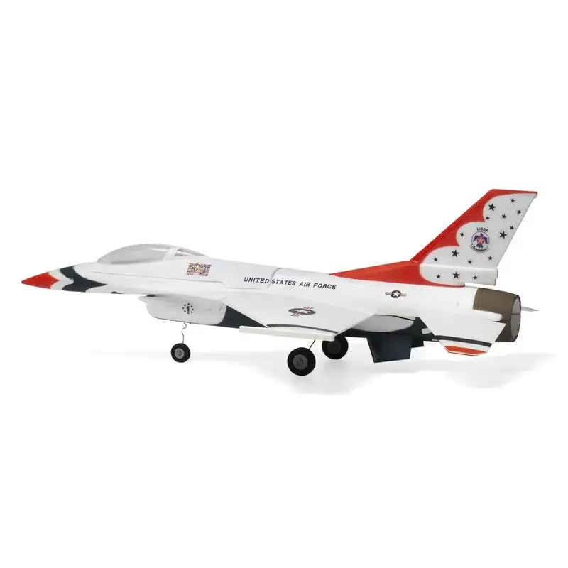 Minimumrc F-16 micro jato simulação 30mm duto 2s giroscópio auto-estabilização avião rc controle remoto brinquedo modelo de aeronave de asa fixa