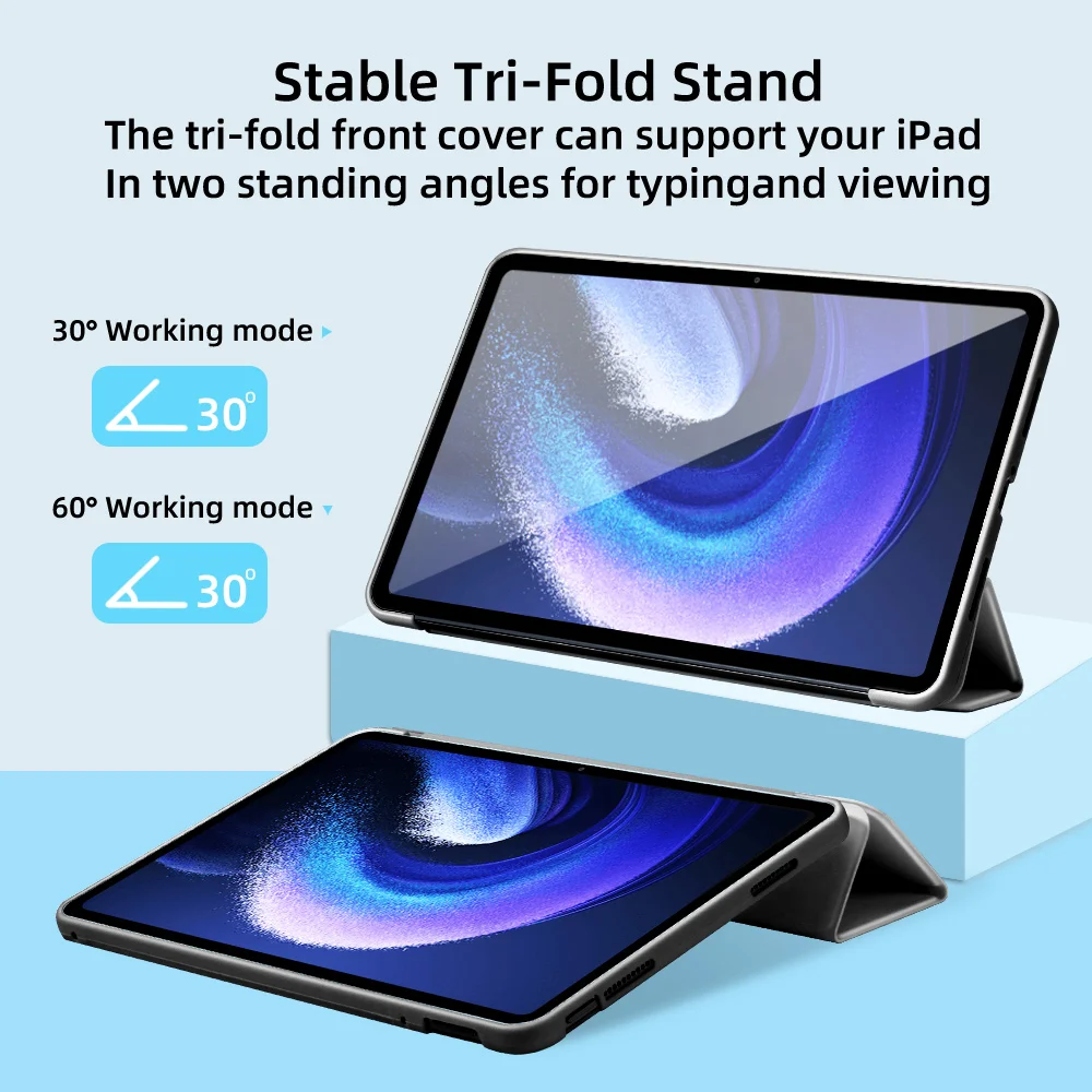 Funda de tableta para mi Pad 5/6, soporte de carga magnética, Activación Automática para MiPad 6/5 Pro, accesorios para Xiaomi