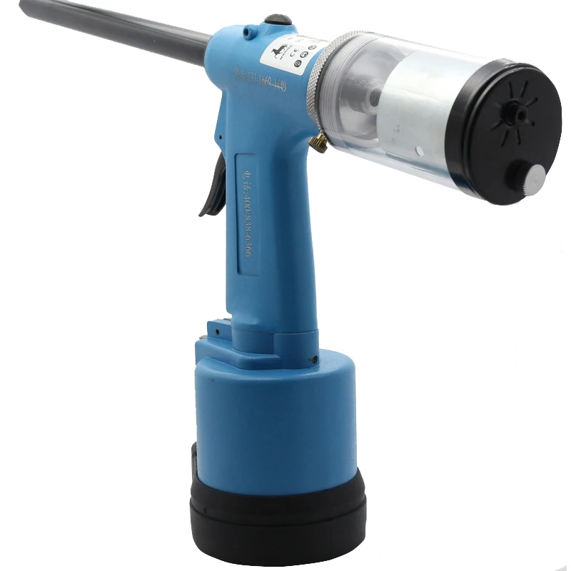 Pneumatic Rivet Gun Fastening Tool SZENT-480E Air Riveters Machine Extended Nozzle