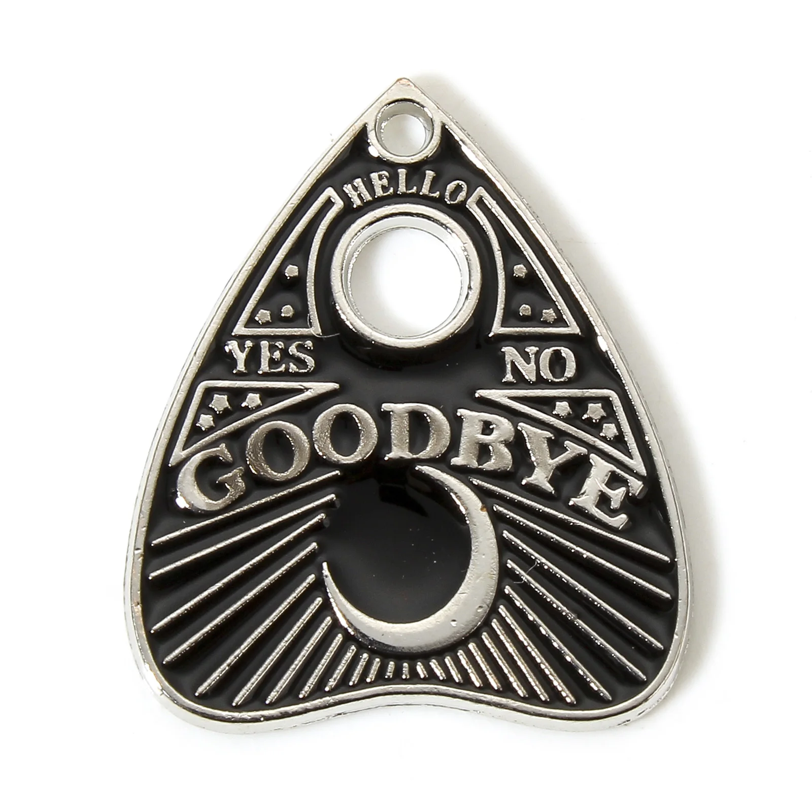10PCs Alloy Black Ouija Board Charms Religious Eye Of God Cat Enamel Pendants For Jewelry Making Diy Necklace Earrings Supplies