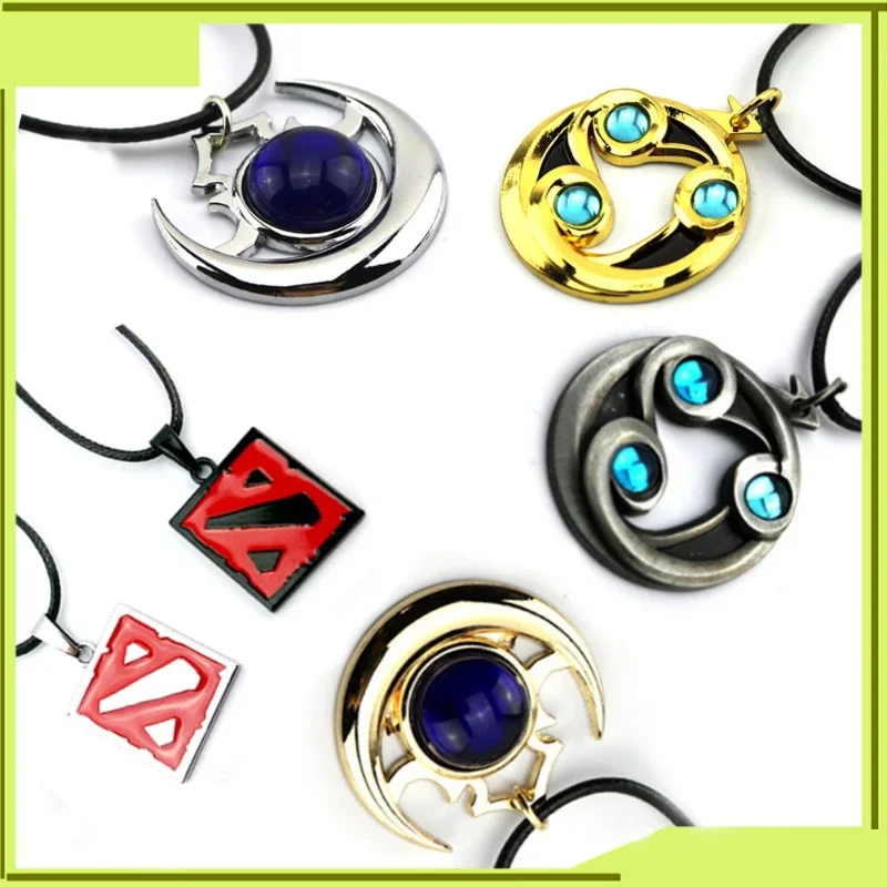 Popular Game Peripheral Accessories Necklace Dodge Amulet Scroll Shadow Amulet Pendant Comic Exhibition Gift Game Cool Gifts