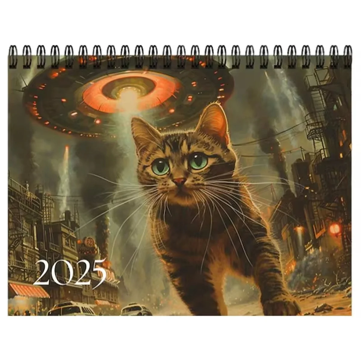 

2025 Cat Calendar Funny Calendar with Cat Image Daily Weekly Monthly Planner Jan Dec 2025 Easy Planning Kitten Calendars