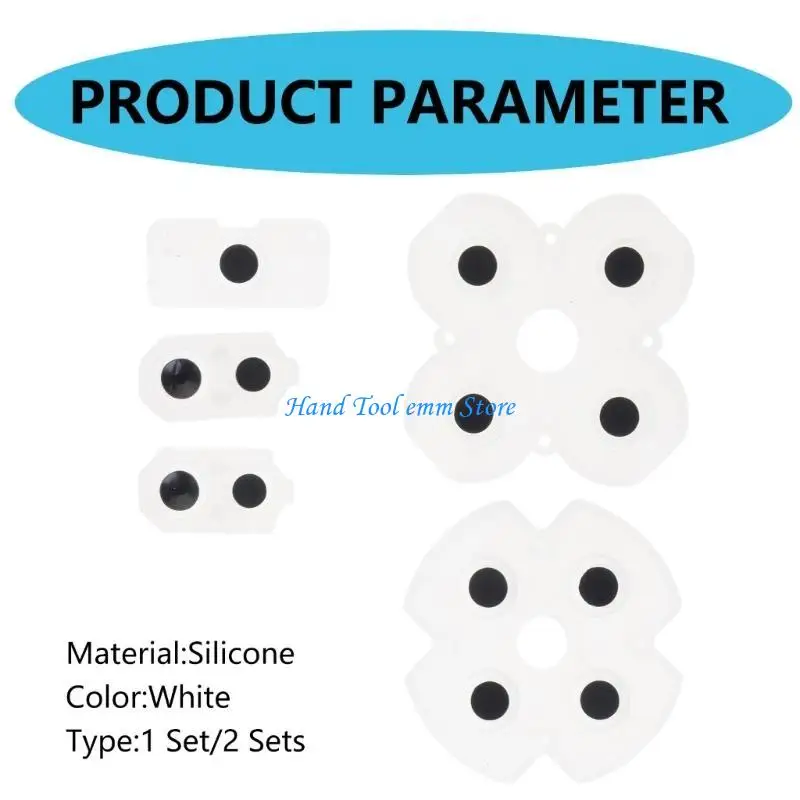 

H37F for Handle Conductive Silicone Rubber Pads Game Replacement Part Gamepad Button Conductive Pad