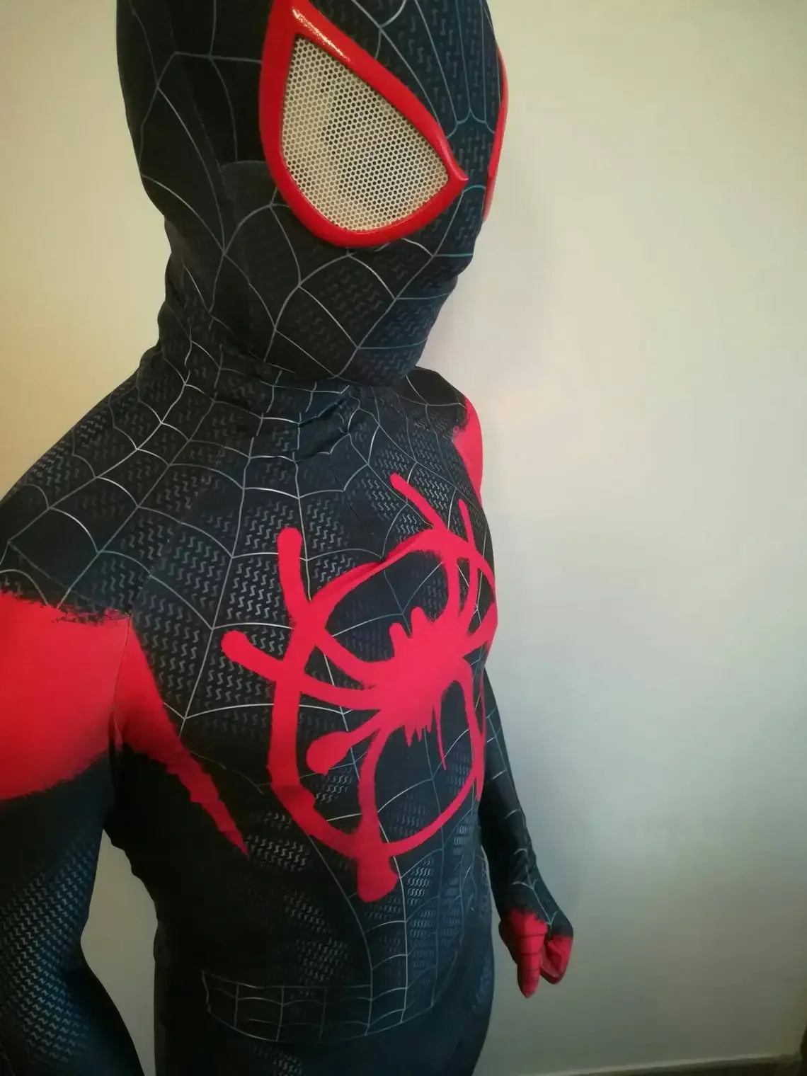 Newest Anime Miles Morales COSPLAY Costume 3D Print Into The Verse Superhero Halloween Zentai Bodysuit For Adult Kids