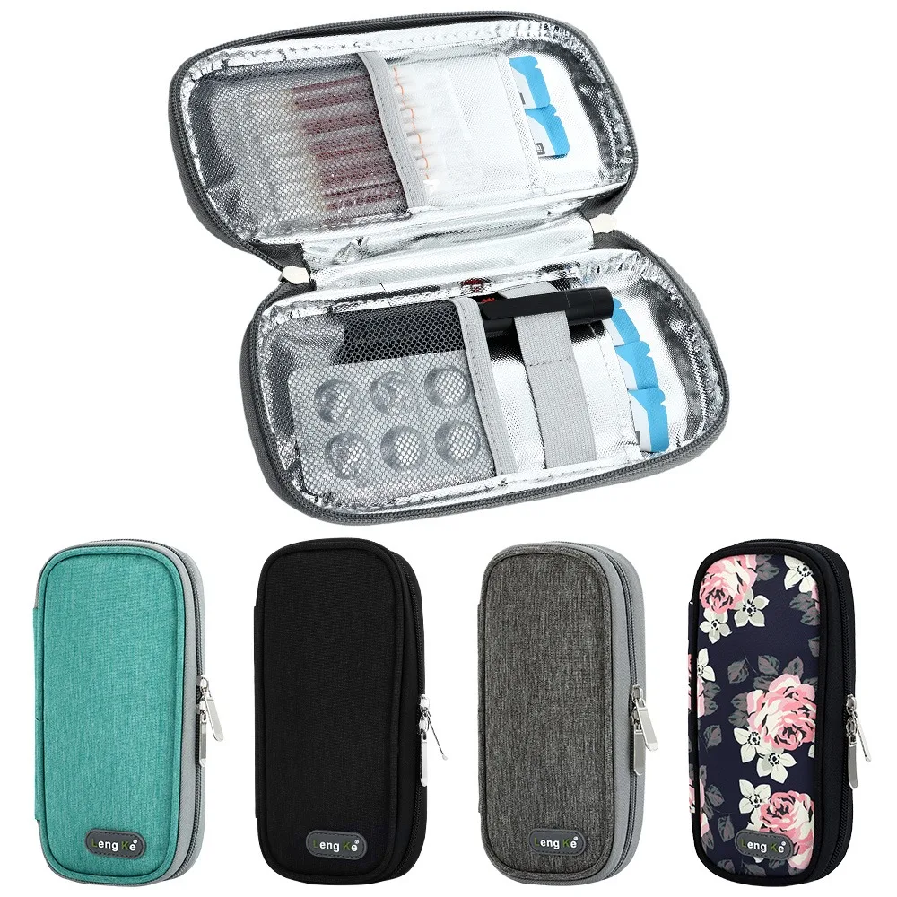 Practical Diabetic Pocket without Gel Medicla Cooler Pill Protector Travel Case Insulin Cooling Bag