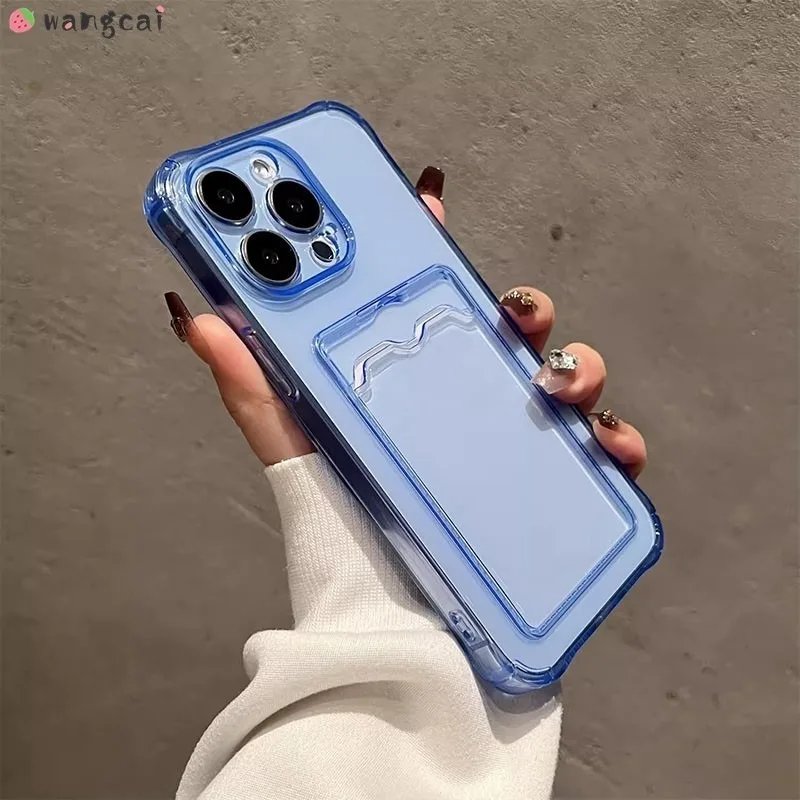 For Realme 10 9 9i 4G Pro Plus 6i 5 5s 5i Phone Case Wallet Put Cards Card Package Transparent Soft Cover