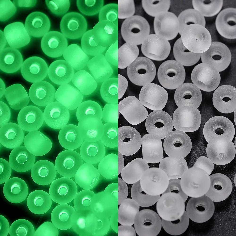 600Pcs/Lot 20 colors 3mm Frosted Luminous Seed Beads Loose Spacer Bead for DIY Necklace Bracelet Earrings Jewelry Making Finding