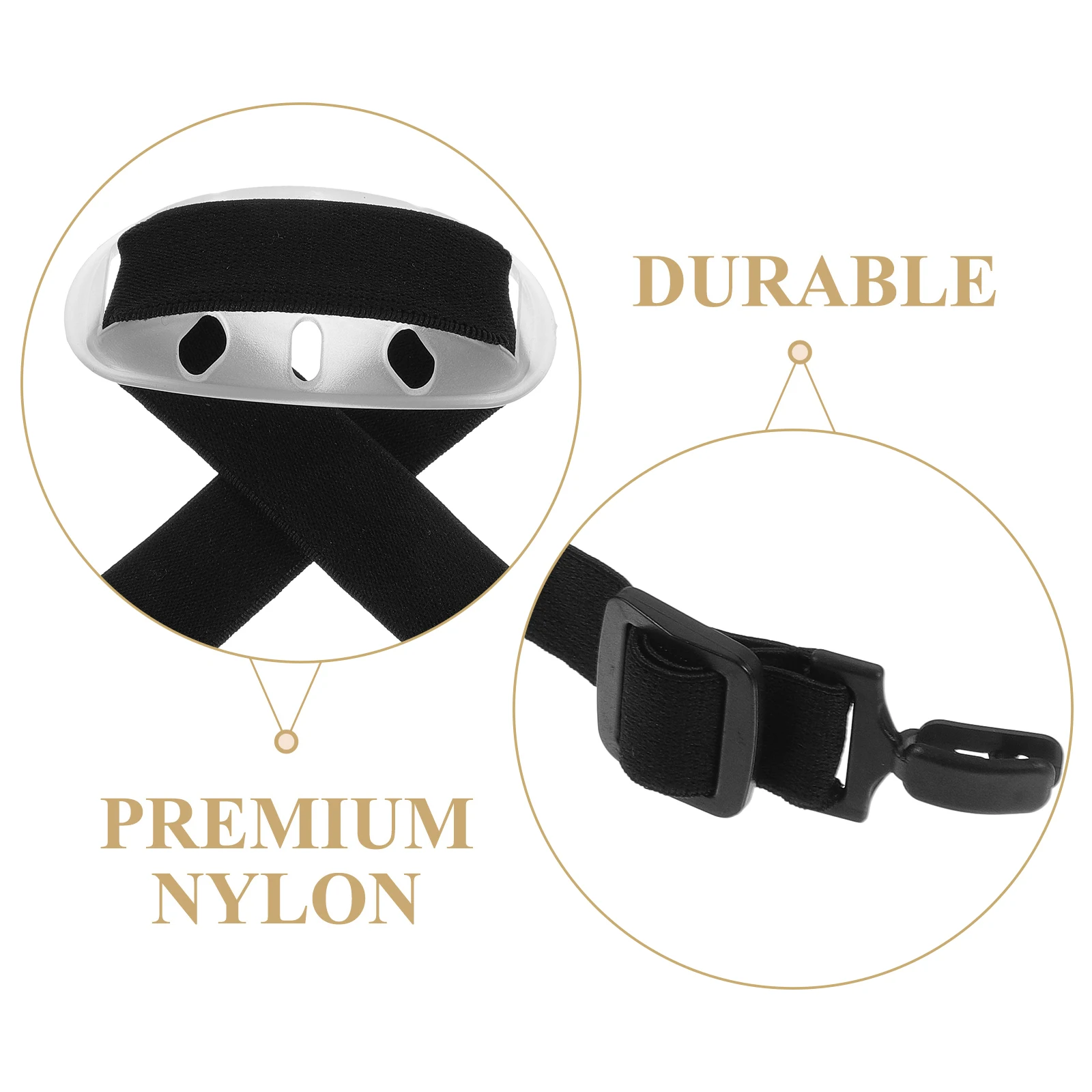 

3pcs Safety Chin Straps Adjustable Elastic Replacement Bands Universal Protector Belts Construction Helmets