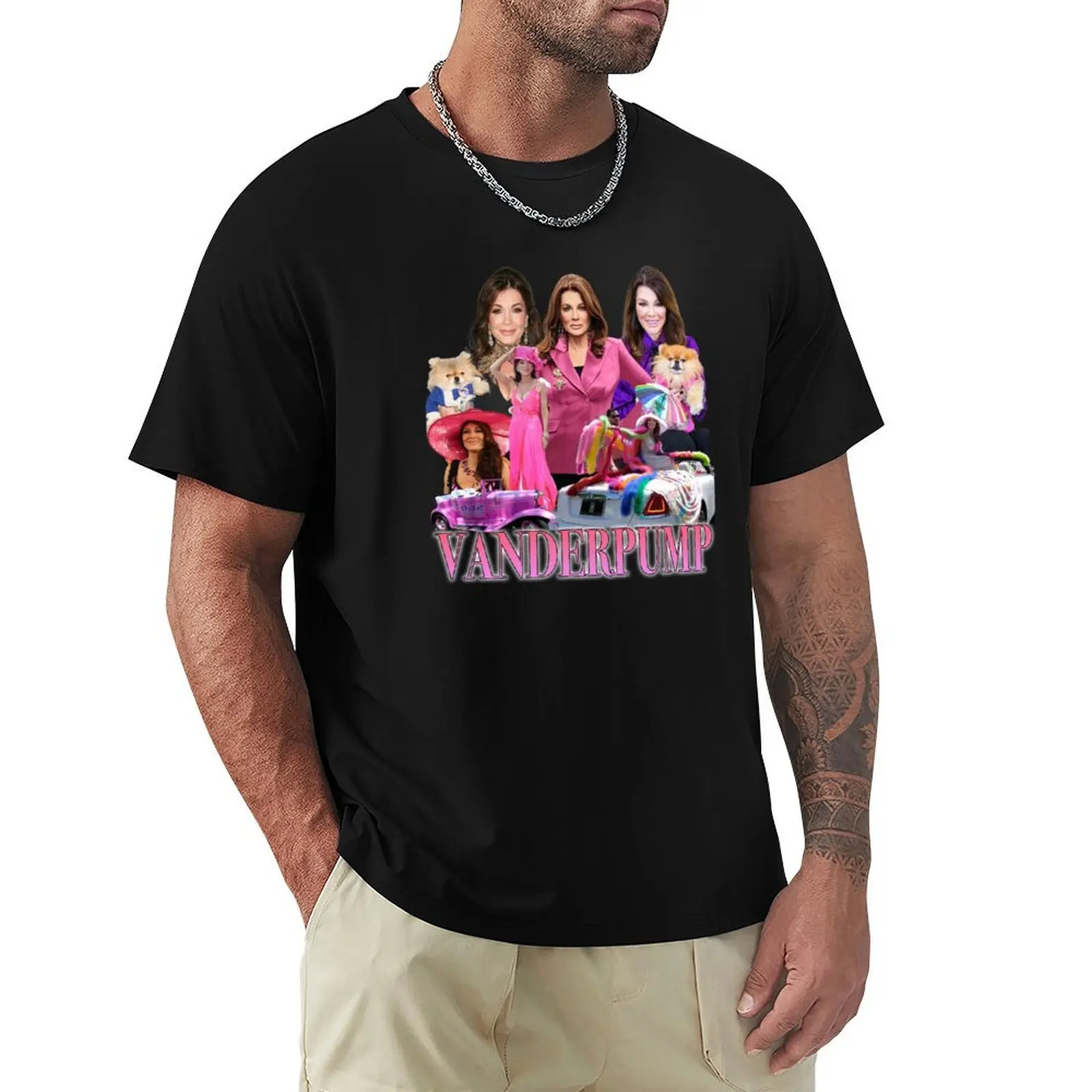 Lisa Vanderpump Retro Tee T-Shirt Basic Casual Short Sleeve Cotton Shirt