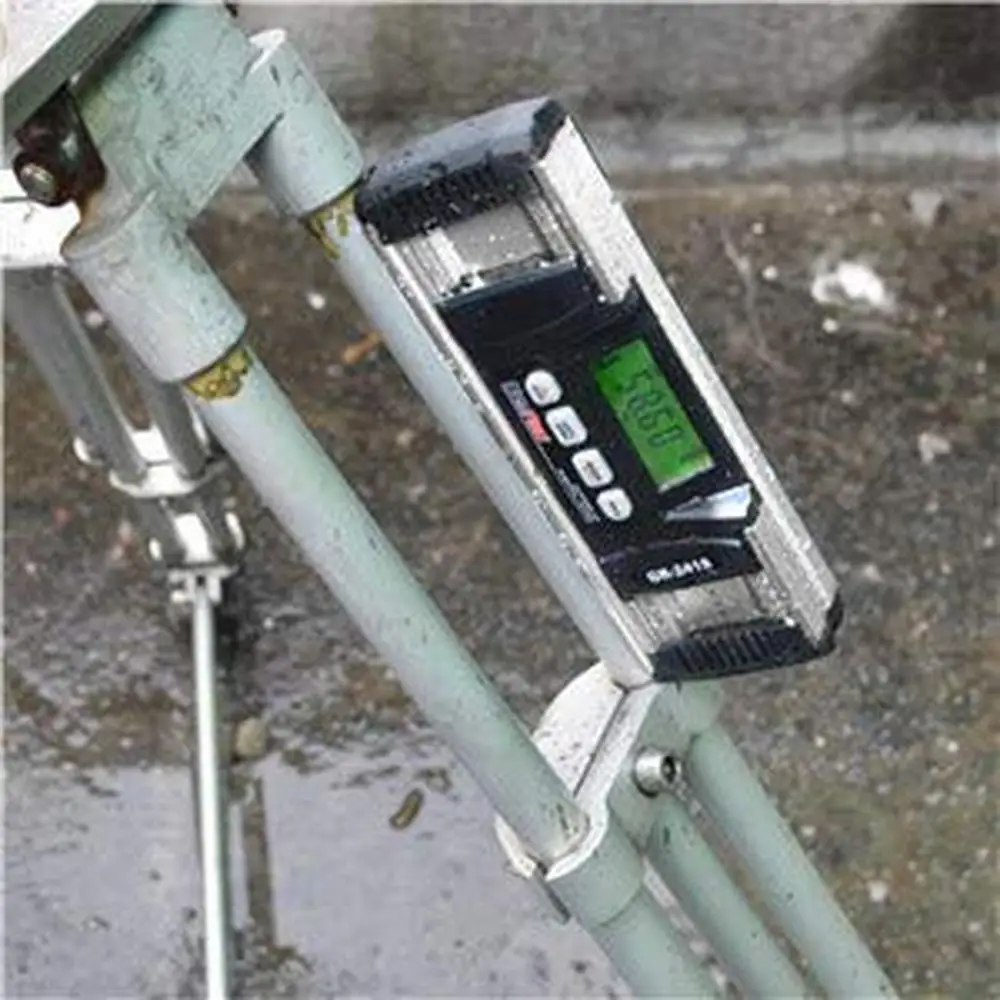 Digital Level Inclinometer IP67 with Magnetic Base Backlight Waterproof Dustproof High Accuracy Compact Portable Display Silver