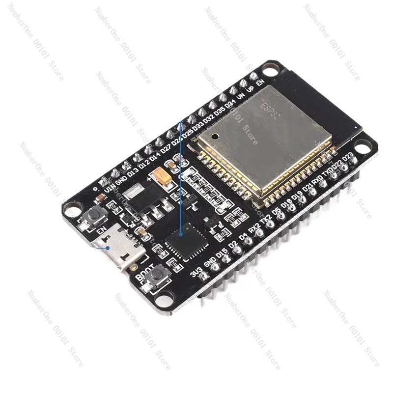 

DRSAT ESP-WROOM-32 ESSP132 ESSP1D Development Board 2.4GHz Dual-Mode WiFi + Bluetooth Dual Cores Microcontroller Processor Integ