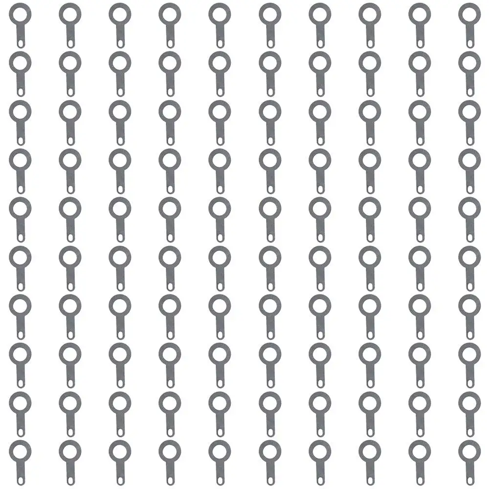 100 pièces plaque de cosse Durable anneau à souder Terminal à sertir M3.2/M4.2/M5.2 connecteur de Terminal d'anneau ton argent