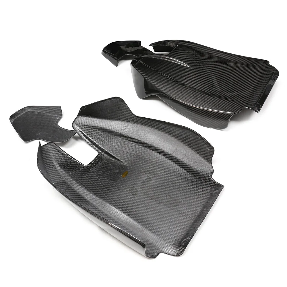 F93 M8 Dry Carbon Fiber Seat Back Cover for  BMW G80 G81 M3 Real Carbon Interior Trims 4 PCS/SET Stick on