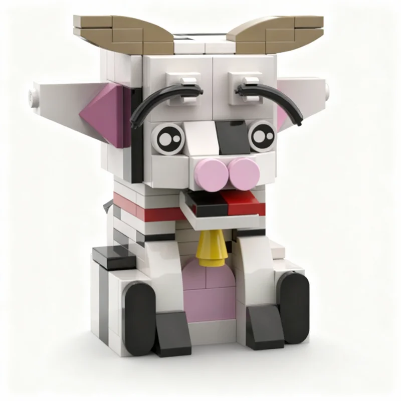 

NEW 211PCS MOC Creative Model Cow Premium Display Assembly Building Blocks DIY Home Decor Gift Collectible Building Display Gift