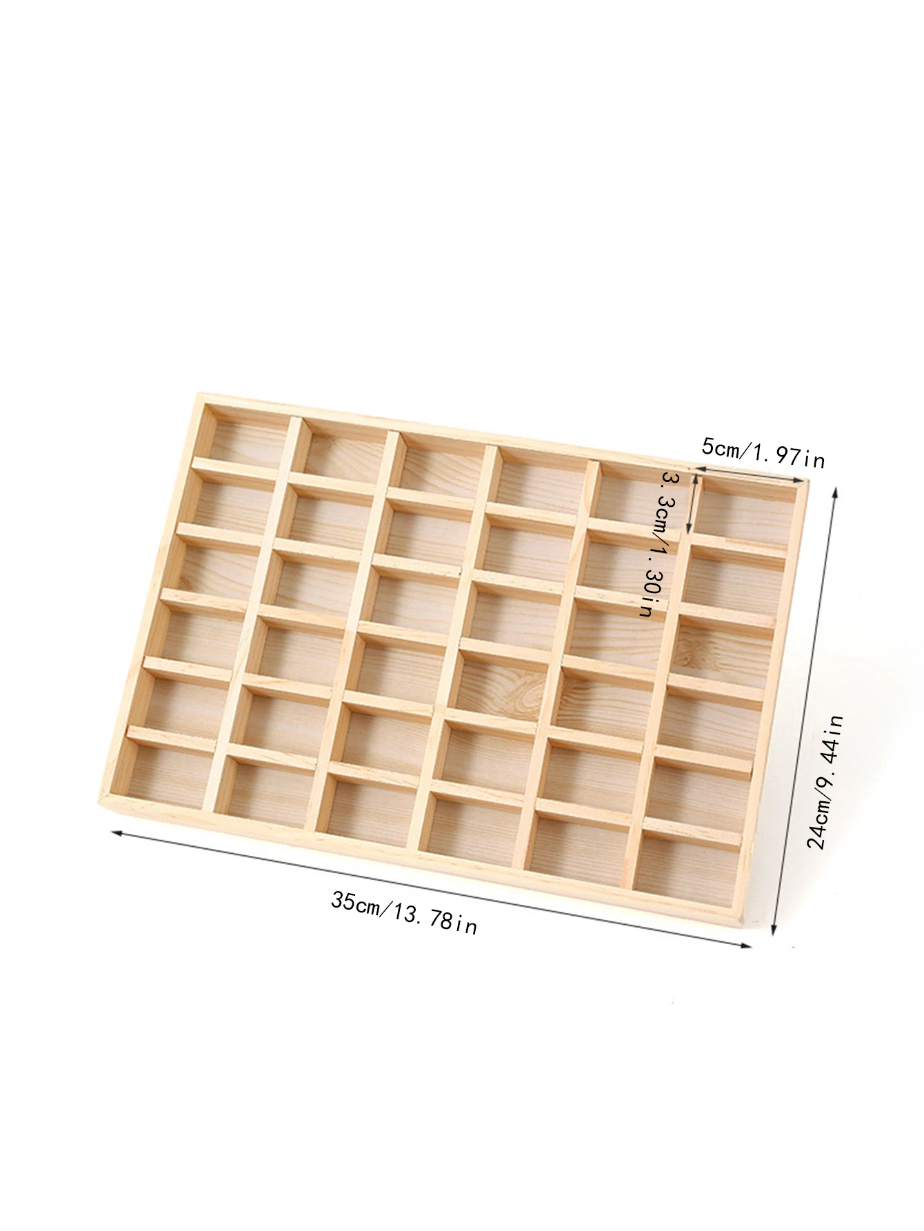 NONE Stackable Wood Jewelry Display Organizer 7